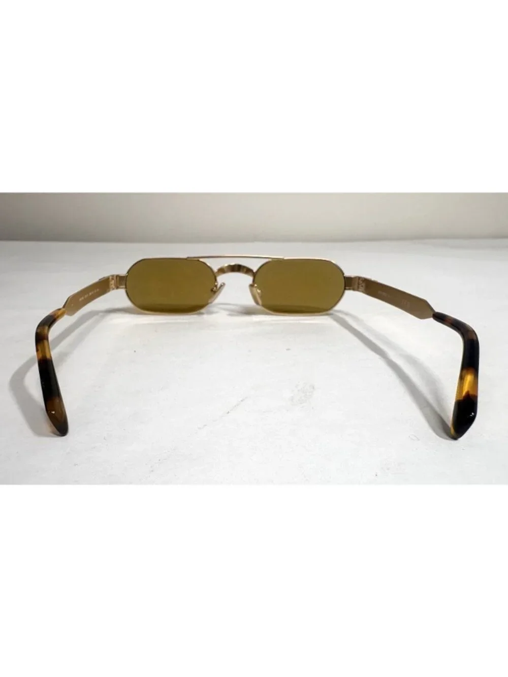 Miu Miu 52mm Oval Sunglasses in Ancient Gold/Brown